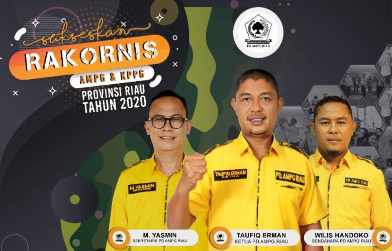 Kawal Pemenangan Partai Golkar di Riau, AMPG Riau Selenggarakan Rakornis